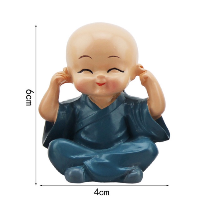 Bộ 4 tượng chú tiểu tứ không an nhiên bình an