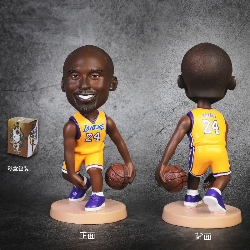 Quà lưu niệm KOBE JAMES Búp bê bóng rổ nhân tạo KOBE Boblehead được sử dụng làm xe hơi, văn phòng, đồ trang trí nhà cửa hoặc làm quà tặng cho bạn bè và người thân. Búp bê handmade