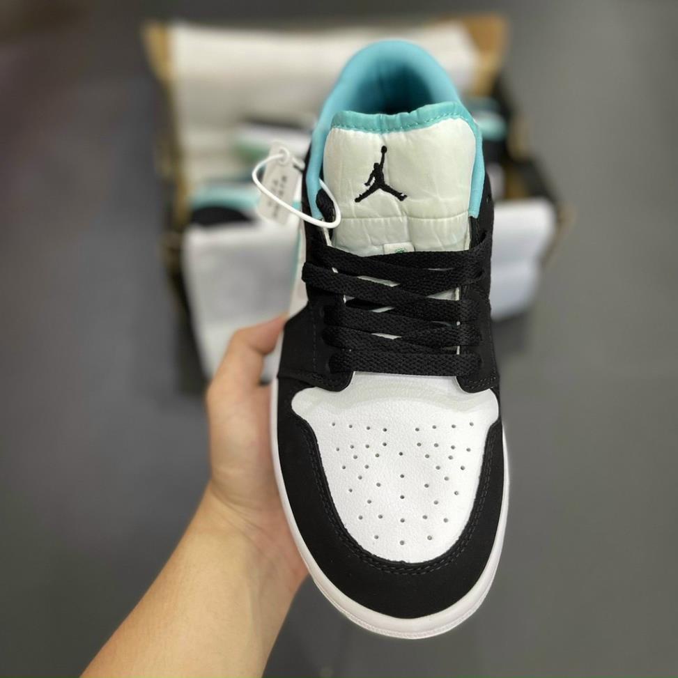 Giày  JorDan 1 Xanh ngọc ,jordan cổ thấp đế xanh Đế Phản Quang Giày Thể Thao Nam Nữ Thấp Cổ Full Phụ Kiện | BigBuy360 - bigbuy360.vn