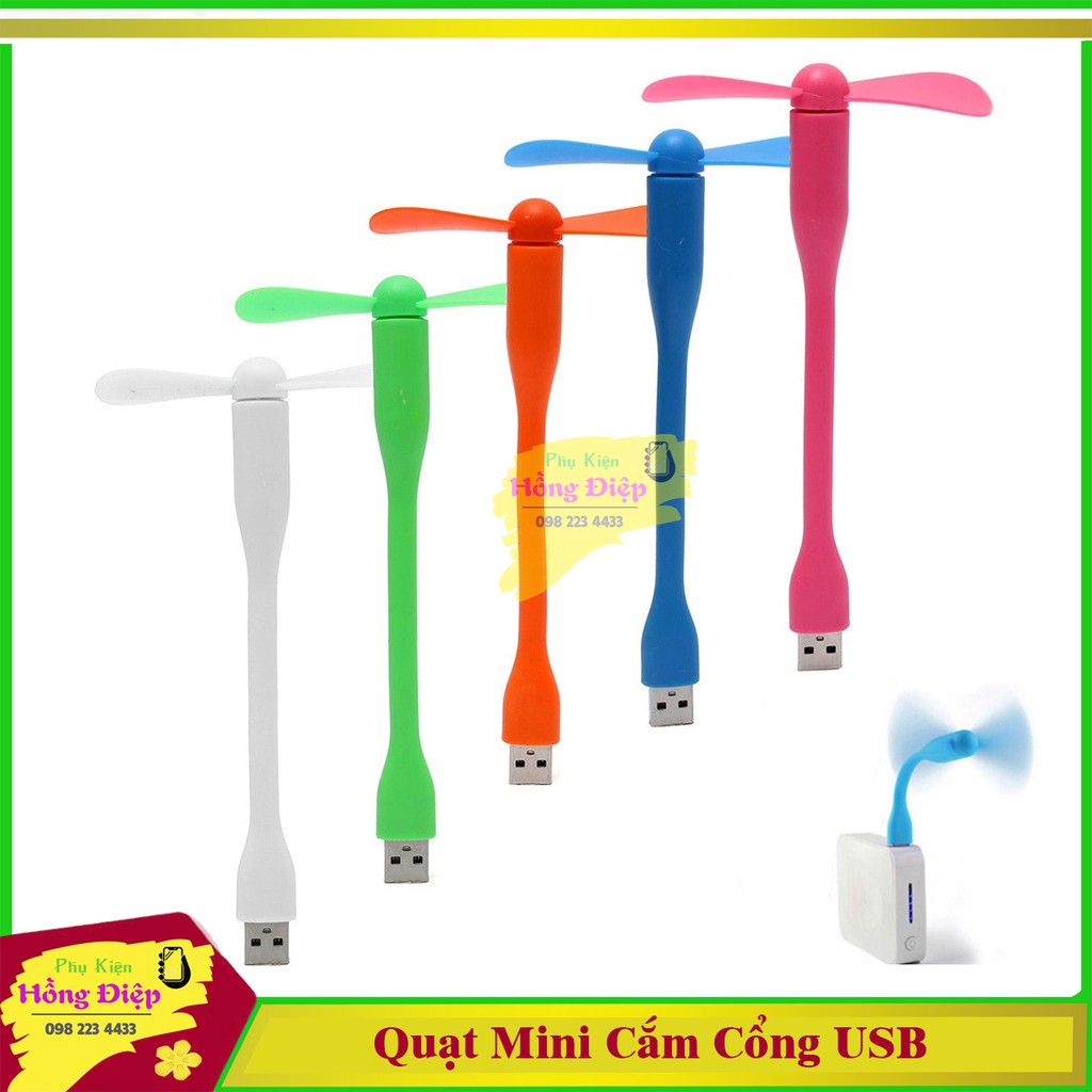 Quạt Mini Cắm Cổng USB - Sạc Dự Phòng