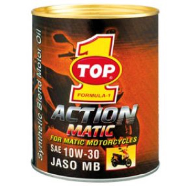 [DẦu nhớt xe máy] TOP1 ACTION MATIC 10W30 - 0.8L