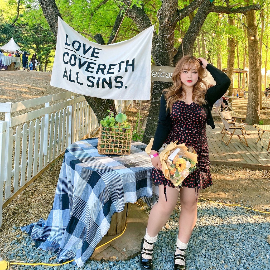 Đầm BIGSIZE 50-95KG Rosa cho người béo mập đi tiệc, đi chơi, đi làm