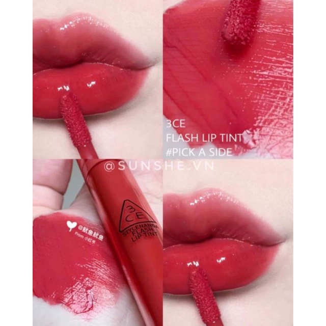 Son kem 3ce Flash lip tint | BigBuy360 - bigbuy360.vn