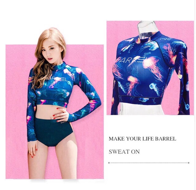 (Có sẵn, clip check) Đồ bơi bikini dài tay phong cách Hàn quốc | BigBuy360 - bigbuy360.vn