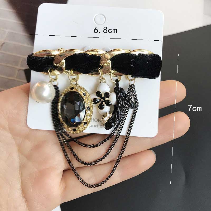 Ghim Cài Áo Kim Loại Hình Chú Ong Đính Ngọc Trai Thời Trang