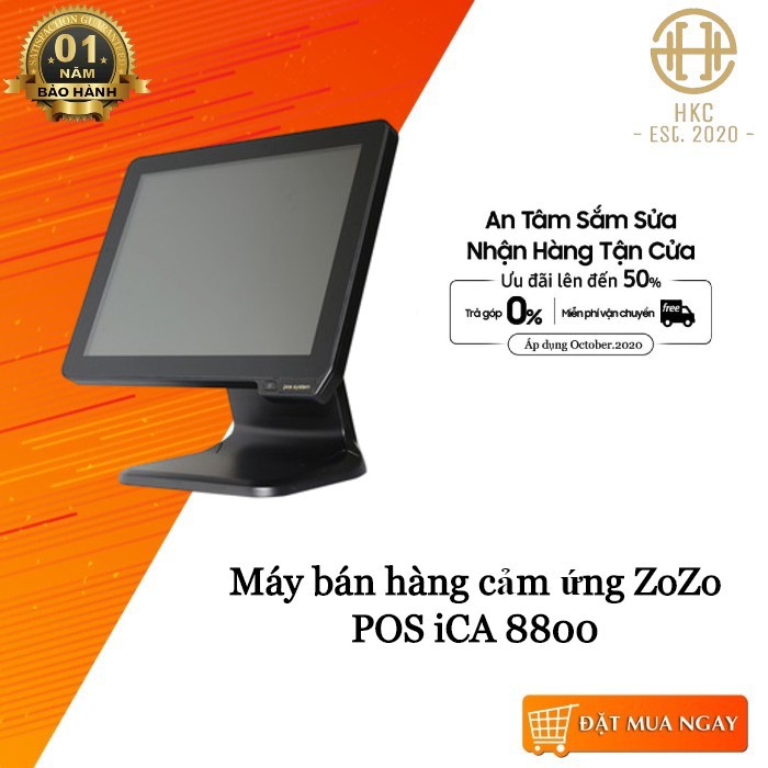 Máy bán hàng cảm ứng ZoZo POS iCA 8800