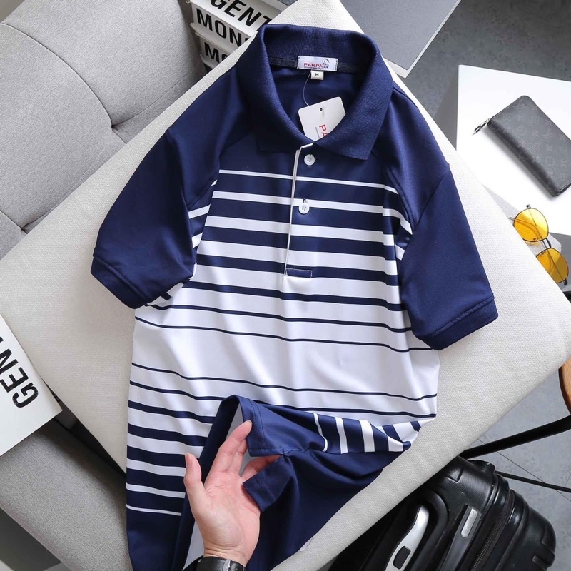 Áo Thun Nam ☘️  vải cá sấu poly 🍀 chất mát, độ bền và co giãn cao | BigBuy360 - bigbuy360.vn