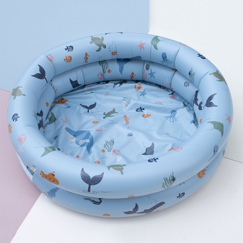 Bể bơi PVC Tròn Bơm Hơi 80cm Di Động Cho Bé Vui Chơi
