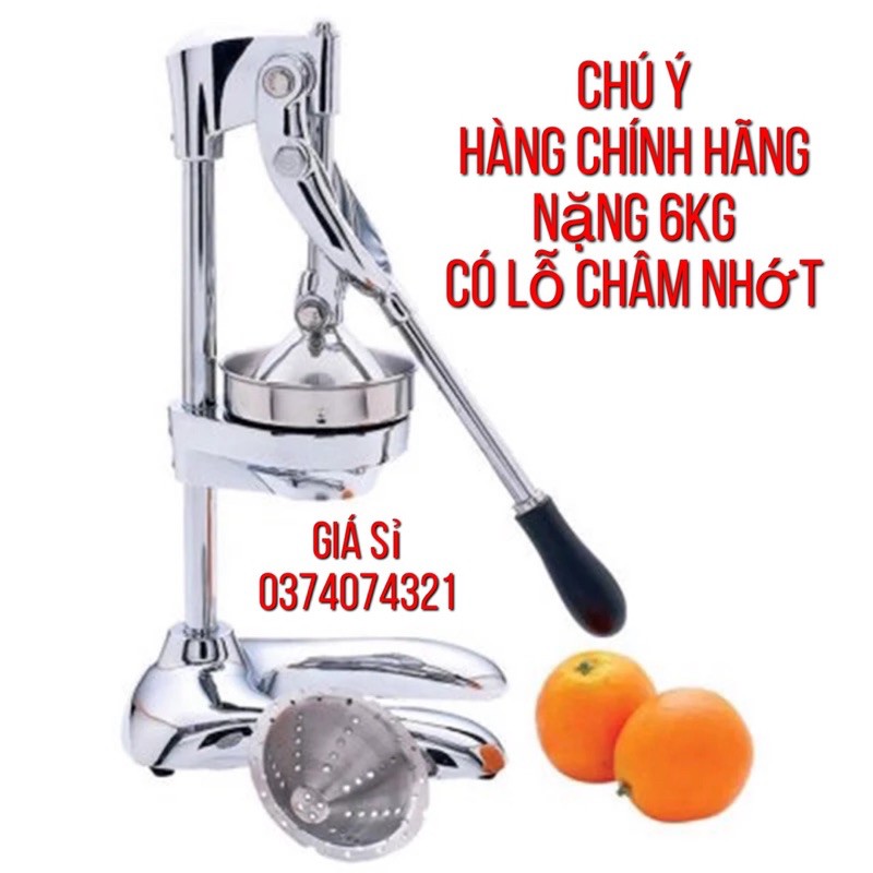 Máy Ép Cam Bằng Tay INOX Loại 6kg (GIÁ SIÊU SỐC)