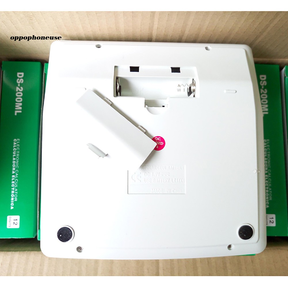 Máy Tính 12 Số Sử Dụng Năng Lượng Mặt Trời Cho Học Sinh / Văn Phòng