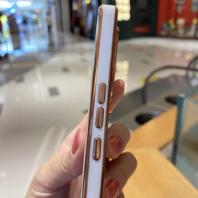 Ốp Điện Thoại  Cho OPPO Reno 7 Pro 5G Reno 6 5 4 Pro 5G Silicon Mềm Mạ Điện Chống Rơi