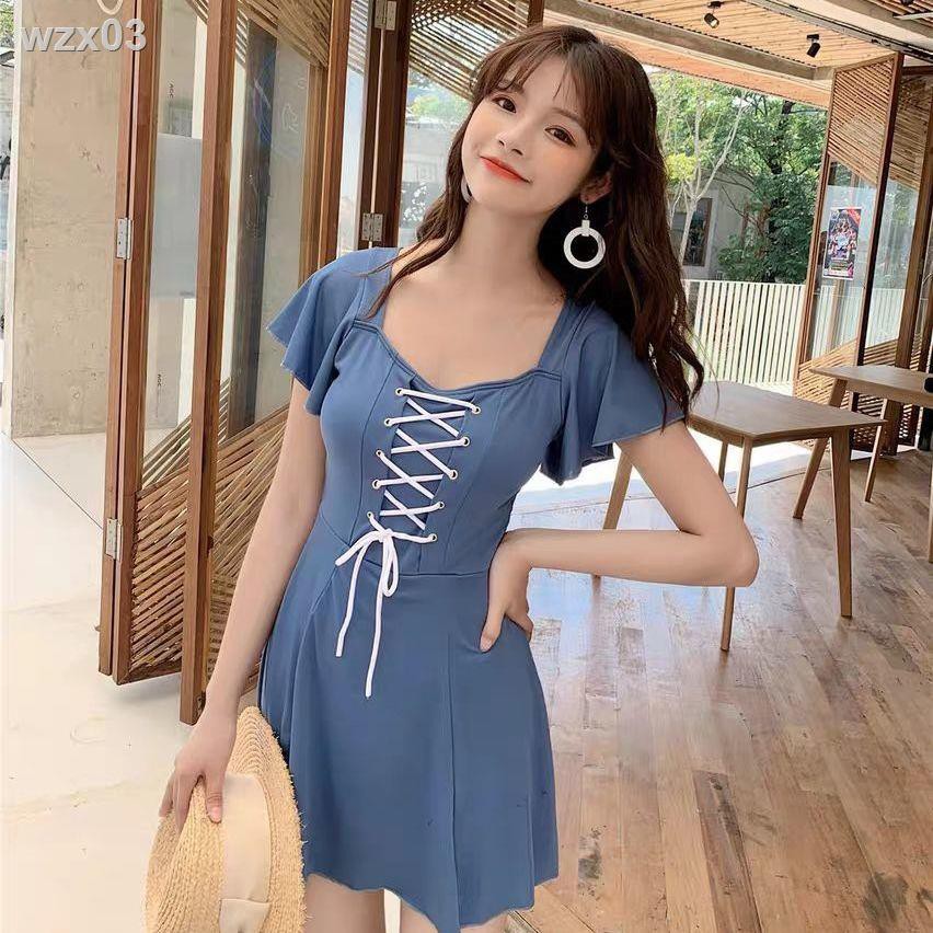 Áo tắm nữ sinh bảo thủ Hàn Quốc che bụng giảm béo phù hợp với bên bờ biển cổ tích người hâm mộ suối nước nóng Si | BigBuy360 - bigbuy360.vn