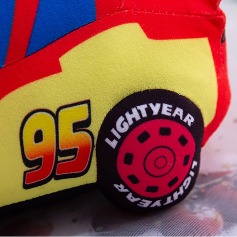 Đồ chơi cho bé trai bé gái thú nhồi bông hình ô tô đua cao cấp 25cm