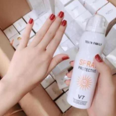 ( chính hãng) xịt chống nắng sun screen v7 - 238ml, date 2024