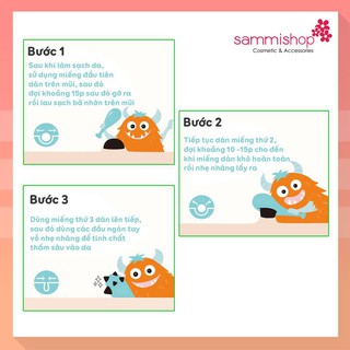 Miếng đẩy mụn A'pieu Goblin Blackhead 3 Step Nose Pack 🌻