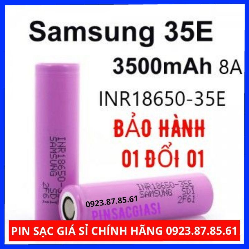 Pin 18650 Samsung 3500mah 35E KOREA