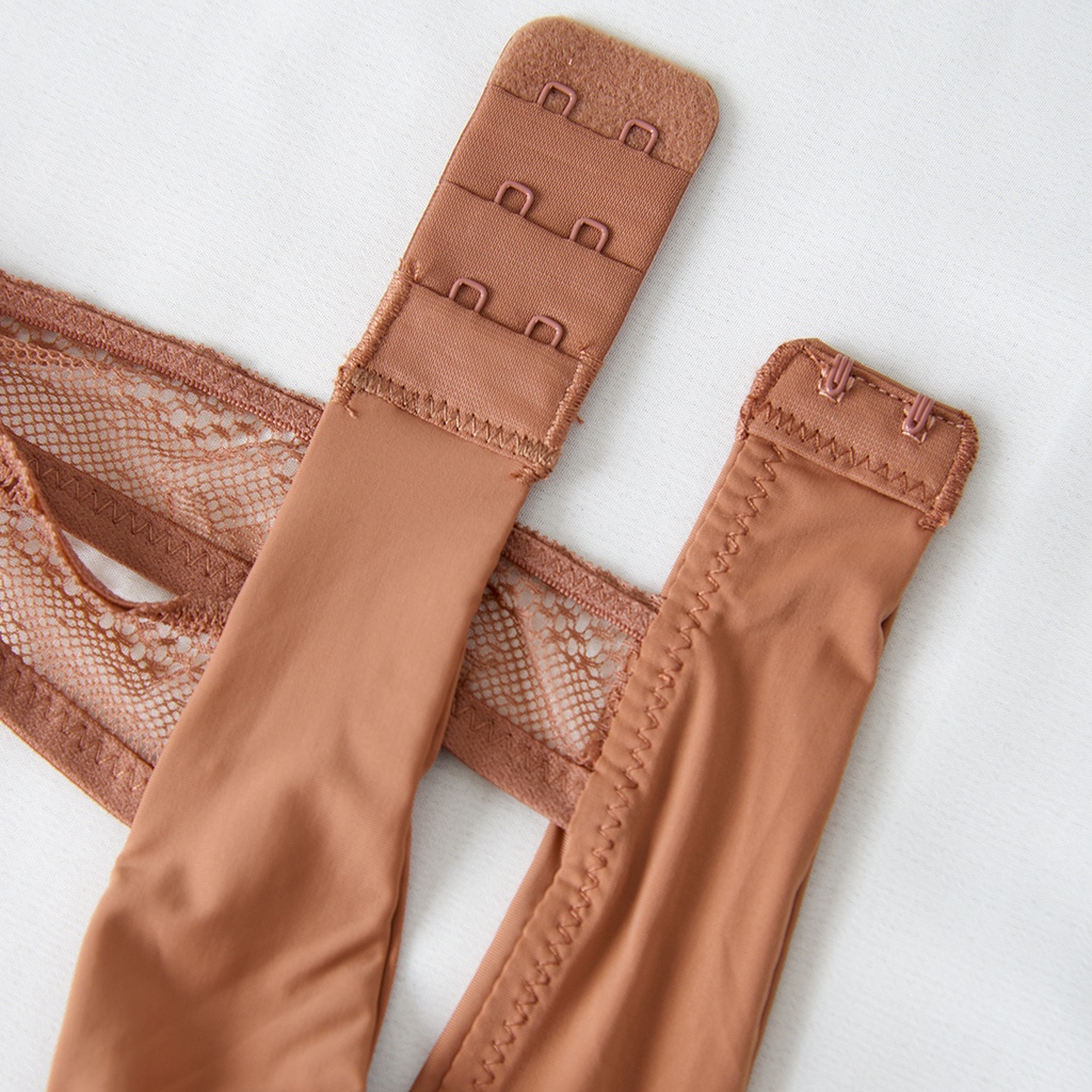 Áo ngực không gọng mút mỏng phối ren lưng iBasic BRAW142