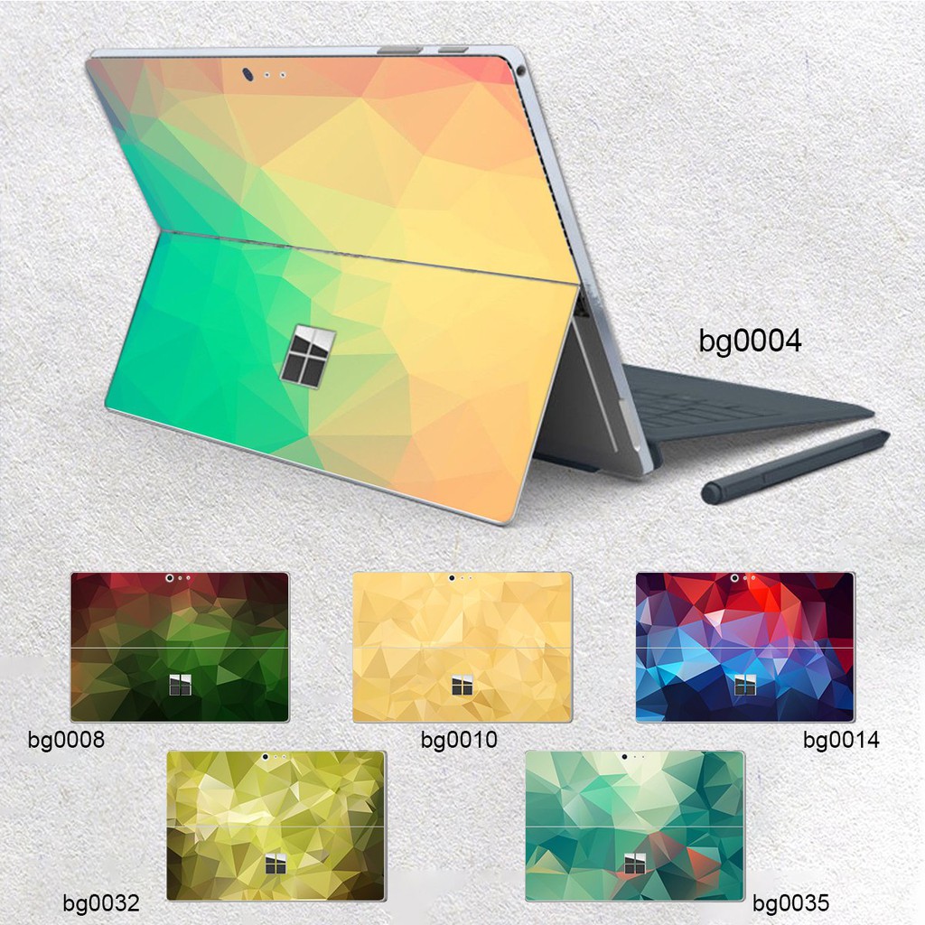 Skin dán hình Vân kim cương cho Surface 3 2015; Go, Go 2, Go 3; Pro 2 3 4 5 6 7 8 9 X
