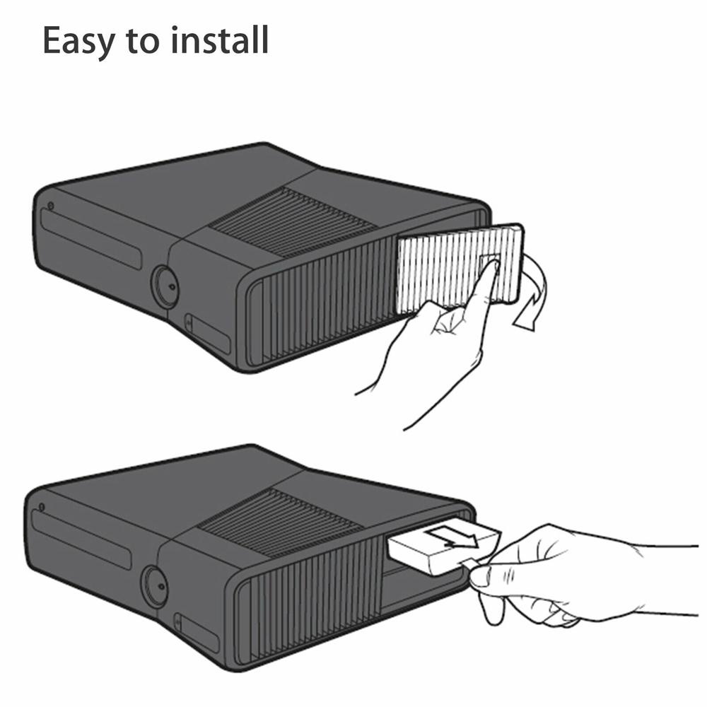 Vỏ Ổ Cứng Thay Thế AUGUSTINE Cho Xbox 360 Slim Xbox 360 HDD Ốp