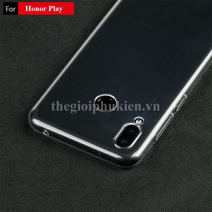 Ốp lưng silicon dẻo trong suốt Huawei Honor Play