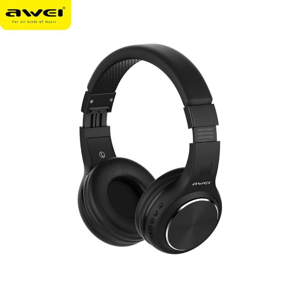 Tai Nghe Bluetooth AWEI A600BL Chơi Call Of Duty, PUBG, Siêu Bass, Có Mic Thoại, Có Thể Gập Lại Được