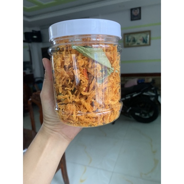 Khô Gà Lá Chanh nhà làm không chất bảo quản hủ 200g