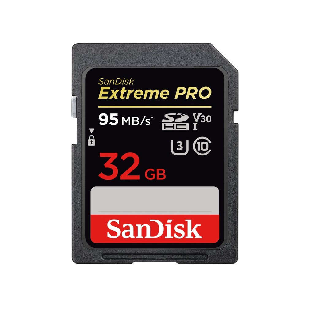 Thẻ nhớ máy ảnh SanDisk Extreme PRO SDXC 32GB UHS-I Speed Class 3 Upto 100MB/s