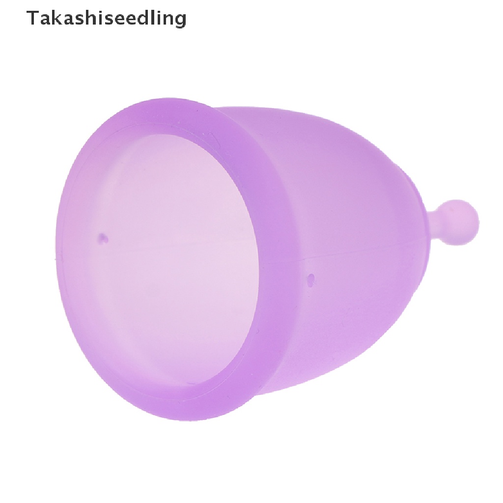 (Takashiseedling) Cốc Nguyệt San Bằng Silicon Mềm Cấp Y Tế Tái Sử Dụng Được Cho Nữ