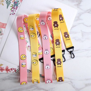 Dây đeo điện thoại - dây đeo cổ cho điện thoại đa năng - Dây đeo loại to hình gấu( giao ngẫu nhiên)
