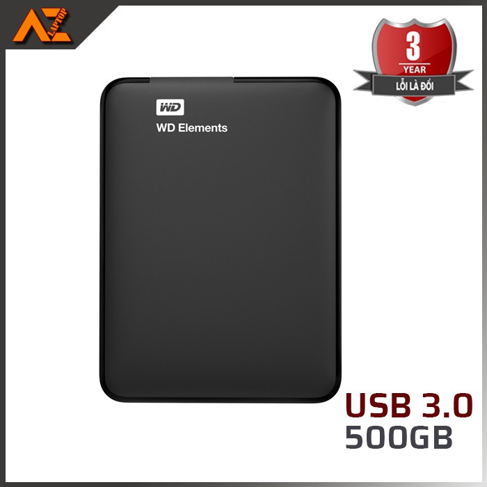 [Ổ CỨNG DI ĐỘNG] Ổ cứng di động WD Elements 500GB Bảo hành 36 tháng (lỗi là đổi) | WebRaoVat - webraovat.net.vn