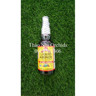 Chế phẩm giải độc cây trồng, nước tương xì dầu không biến đổi gien  BRAGG LIQUID AMINOS 180ML