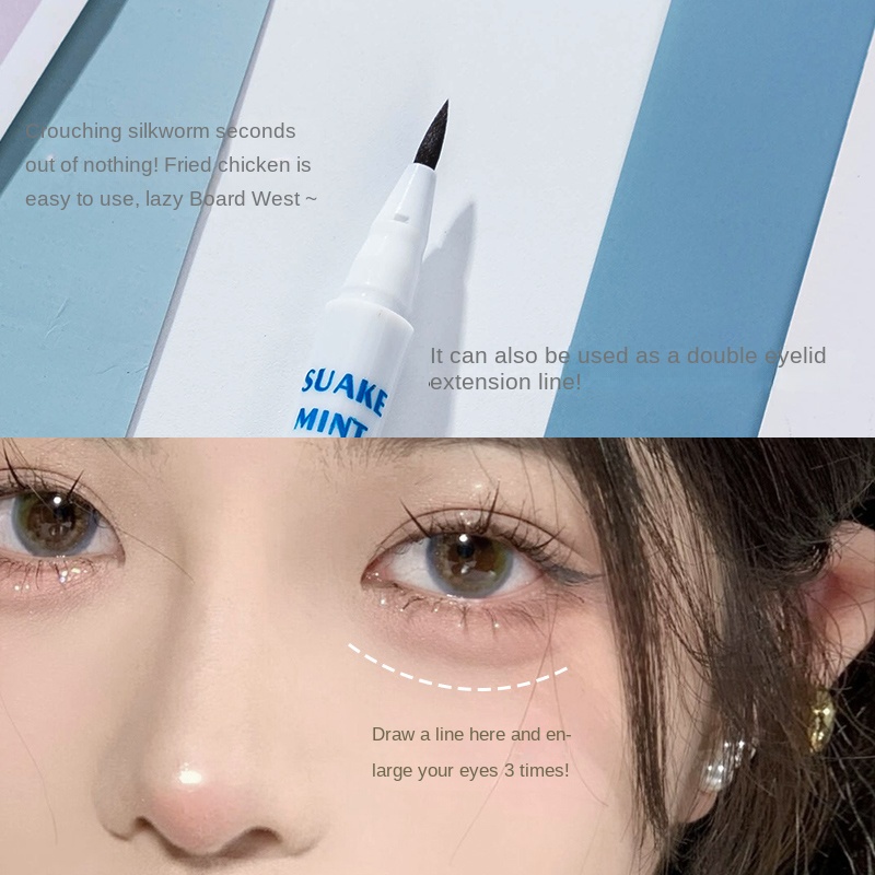 Bút Kẻ Mắt Nhanh Khô Lâu Trôi Không Nhòe Chống Thấm Nước Và Mồ Hôi Nhiều Màu Sắc