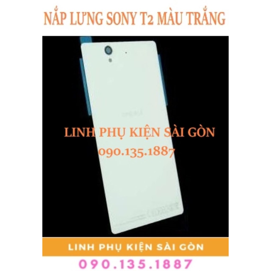 NẮP LƯNG SONY T2 MÀU TRẮNG