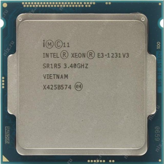CPU e3 1231 v3 sk1150 chip xeon