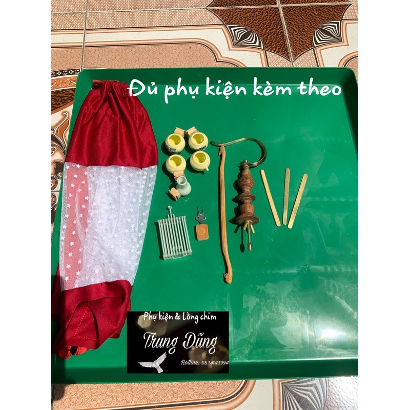 Lồng khuyên tích “Bát Tiên” Full phụ kiện