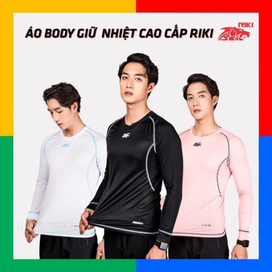 Áo Giữ Nhiệt Riki Chính Hãng Hàng Cấp Thun Co Giãn 4 chiều, Áo Lót Body Dài Tay Cao Cấp 8 Màu