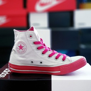 Giày thể thao Converse Chuck Taylor đế hồng, size 35 real 2hand
