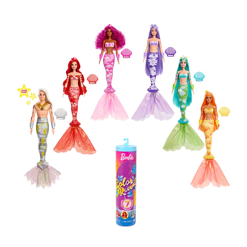 Đồ Chơi BARBIE Búp Bê Barbie Đổi Màu - Phiên Bản Tiên Cá HCC46