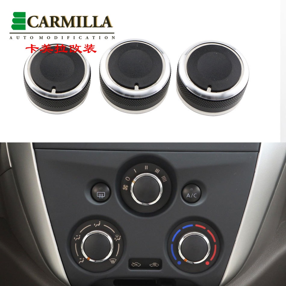 Set 3 Núm Vặn Điều Hòa Nhiệt Độ Cho Nissan New Sunny March AC