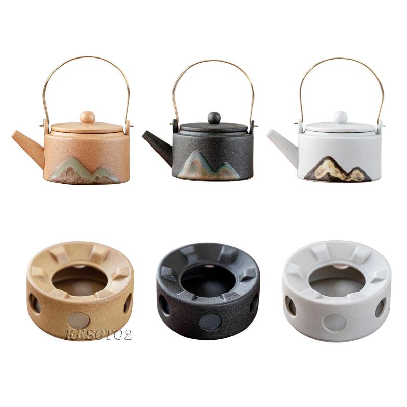 Ấm Trà Bằng Sứ 350ml Có Tay Cầm Tiện Dụng Cho Gia Đình 350ml