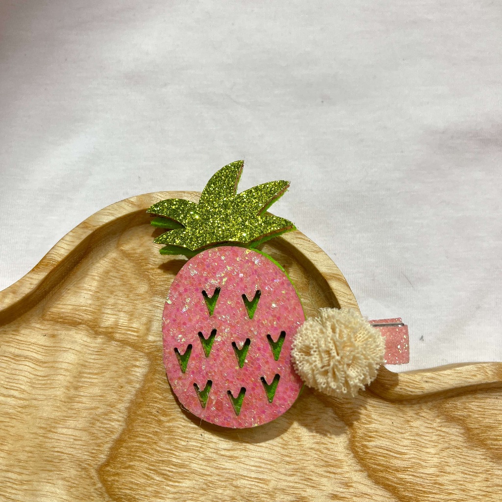 Kẹp tóc nhũ lấp lánh cho bé gái