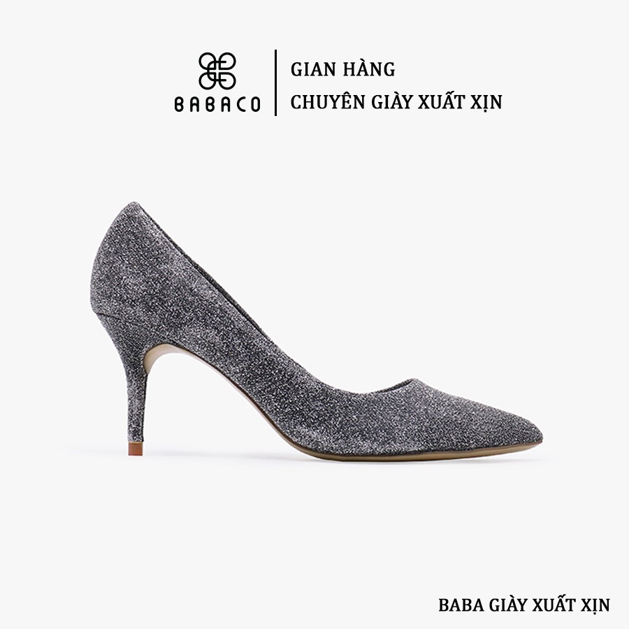 Giày Cao Gót Nữ ZARA Mũi Nhọn 7p Nhũ METALLIC Thời Trang Hàn Quốc Đẹp Cao Cấp MS1458