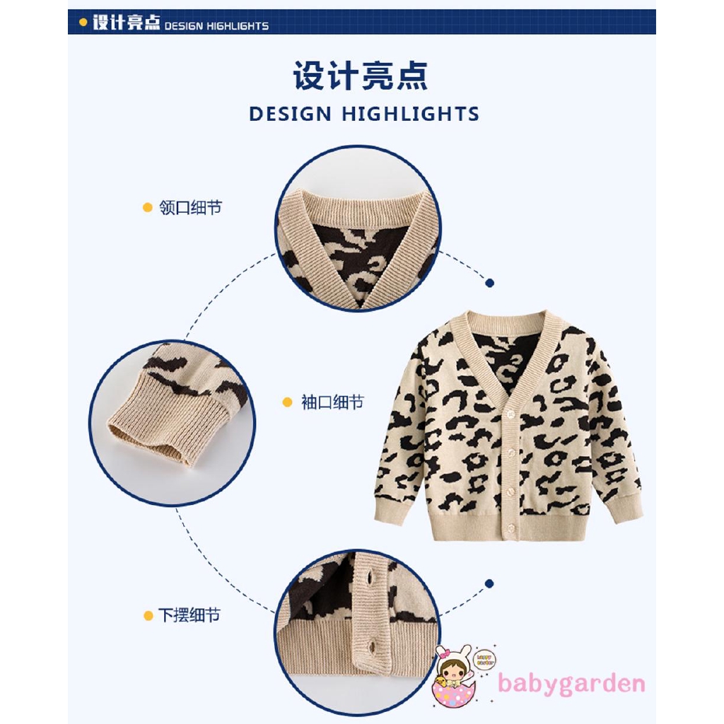 Áo khoác cardigan chất liệu cotton dài tay thời trang mùa thu cho bé
