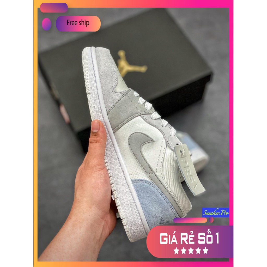 (FULL BOX + QUÀ TẶNG) Giày thể thao AIR JORDAN 1 Paris xám trắng siêu đẹp dành cho nam và nữ | BigBuy360 - bigbuy360.vn