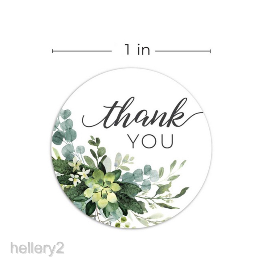 [HELLERY2] 500x Thank You Craft Packaging Seals DIY Sealing Sticker Label Round Decals