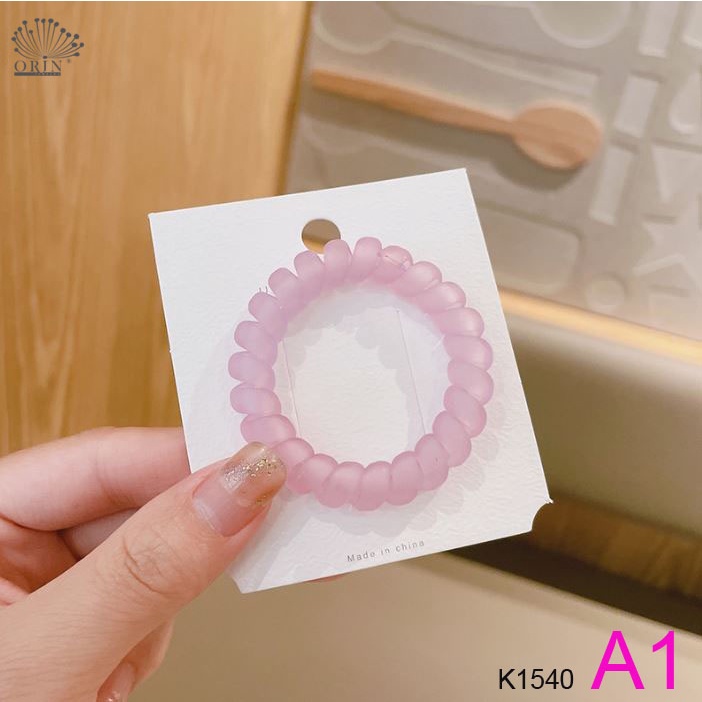 Dây buộc tóc lò xo, cột tóc thời trang Orin K1540