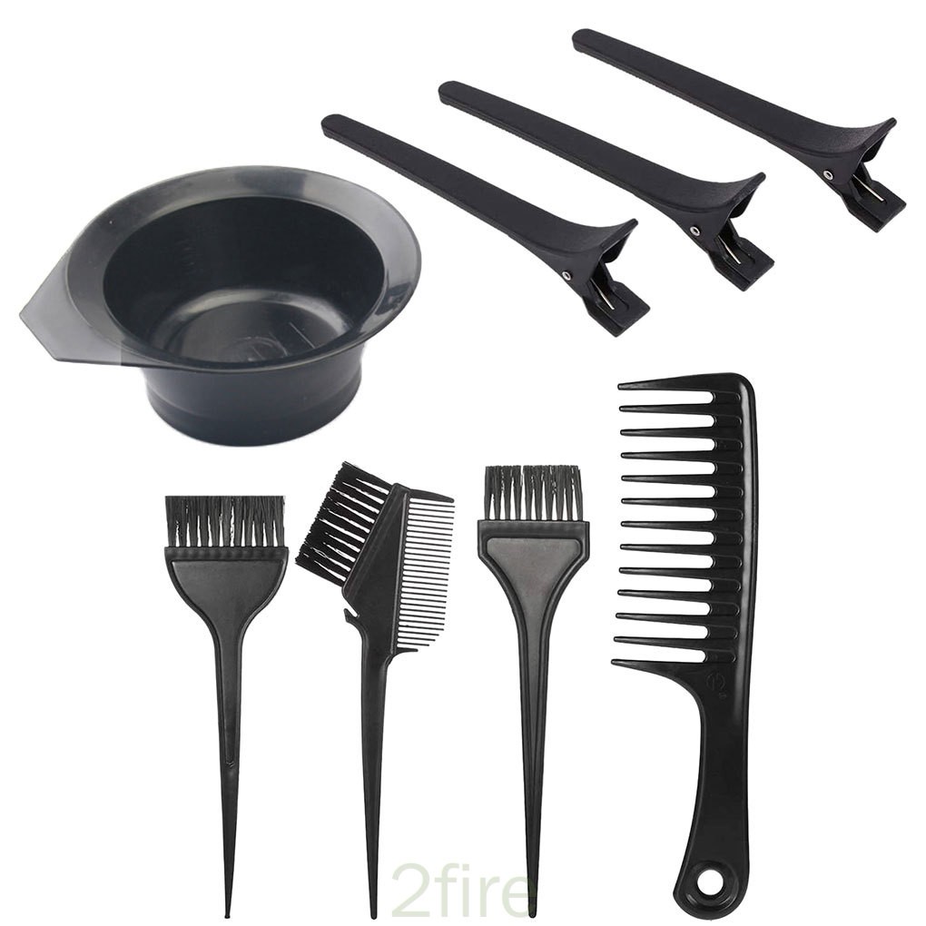 Set 8 dụng cụ hỗ trợ nhuộm tóc tiện dụng cho nữ
