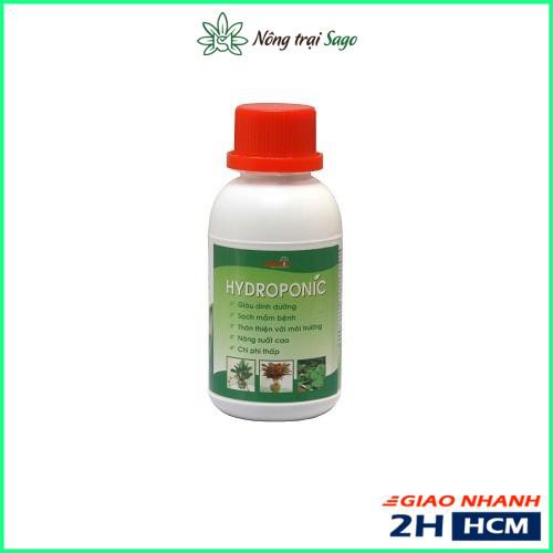 Dung Dịch Thủy Canh Trồng Sen, Rau Thủy Canh HYDROPONIC (chai 100ml) - Nông Trại Sago