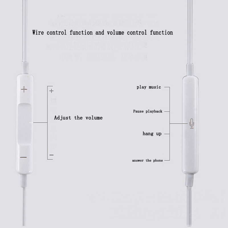 Tai nghe nhét tai có dây 3.5mm tích hợp micro thiết kế màu sắc phong cách thể thao cho OPPO IPhone6s Plus Samsung