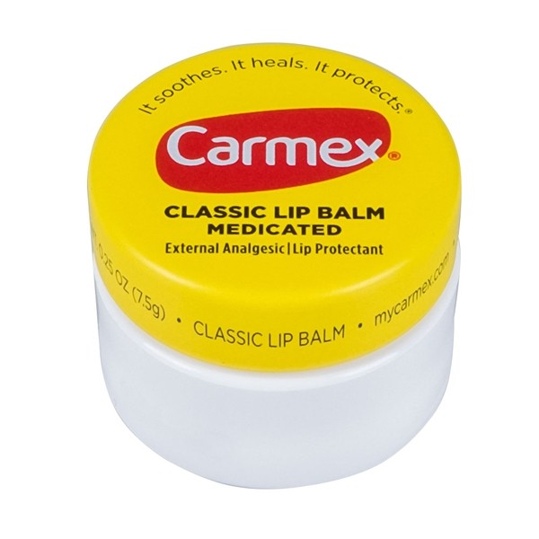 Son dưỡng môi Carmex Classic Lip balm Medicated USA Mỹ dạng hũ 7.5 gam xách tay Úc